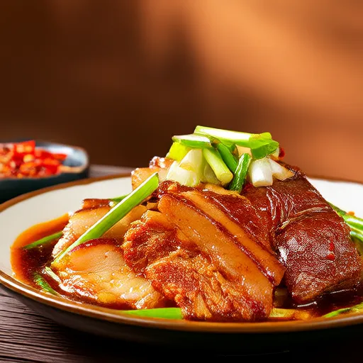 Thinly Sliced Pork Belly Salad with Chives