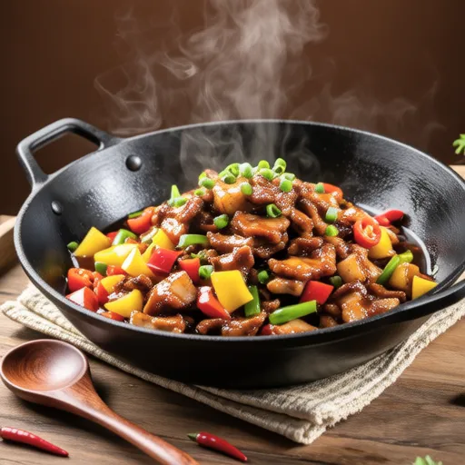 Pork Harami and Bell Pepper Stir-fry