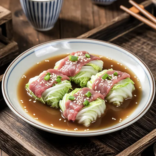 Layered Beef and Chinese Cabbage Stew