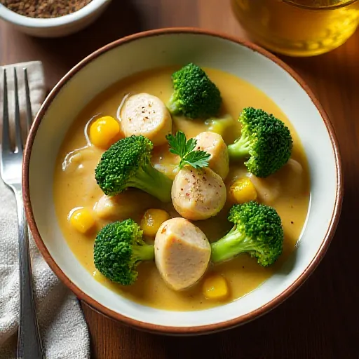 Chicken Breast and Broccoli Butter Stew