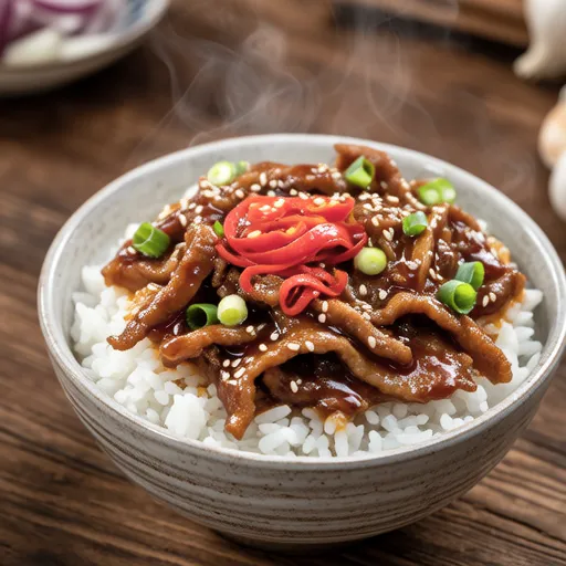 Tender Pork Rice Bowl