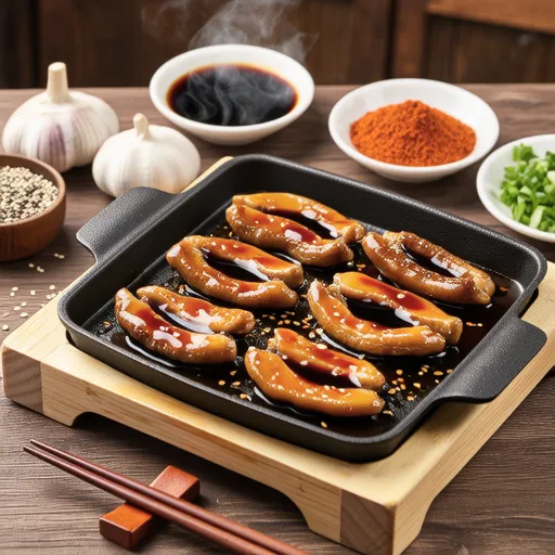Spicy Grilled King Oyster Mushrooms