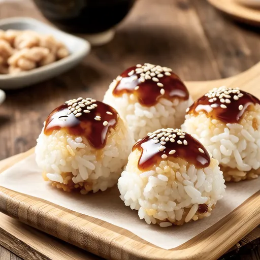 Grilled Rice Balls - Yaki Onigiri