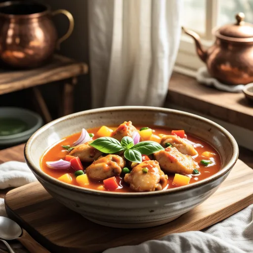 Paprika and Chicken Thigh Tomato Stew
