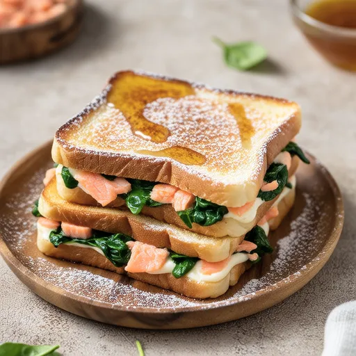 Salmon Cheese French Toast