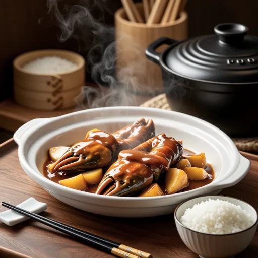 Braised Yellowtail and Daikon Radish