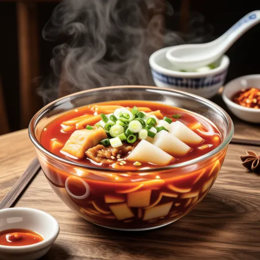 Korean Spicy Rice Cake Soup (Gukmul Tteokbokki)