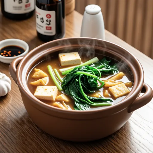 Spring Herb Doenjang Stew