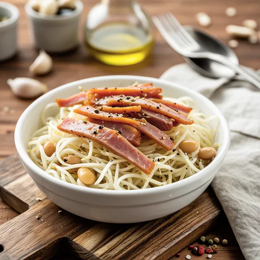 Bean Sprout and Ham Namul (Western Style)