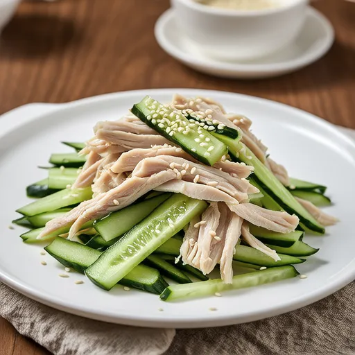 Cucumber and Chicken Breast Salad