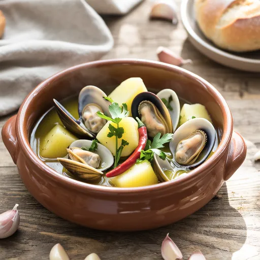 Clam and Potato Ajillo