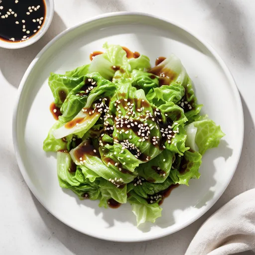 Sweet and Savory Lettuce Side Dish