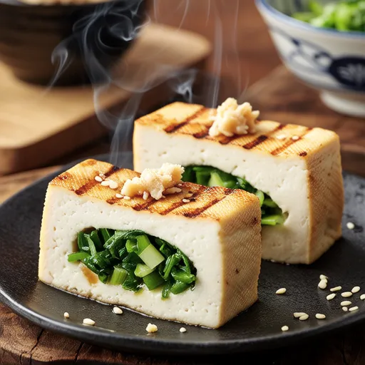 Grilled Atsuage with Green Onion Miso