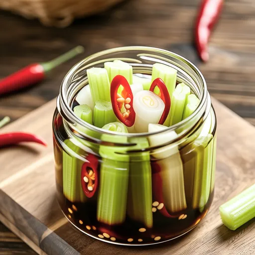 Fragrant and Crunchy Celery Pickles
