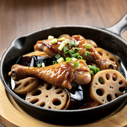 Miso Butter Chicken and Lotus Root Stir-fry
