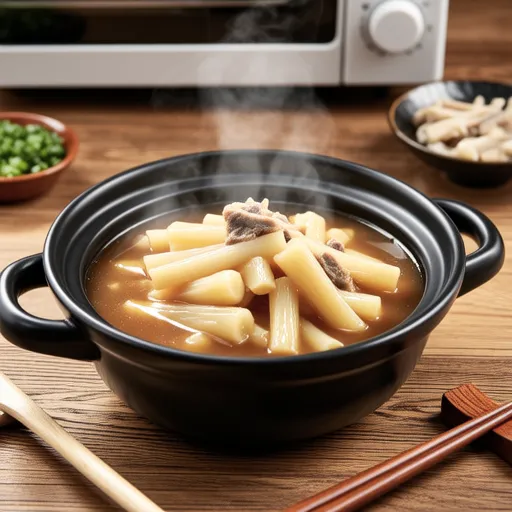 Microwave Simmered Bamboo Shoots