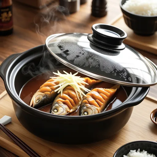 Pressure Cooker Ginger-Simmered Horse Mackerel