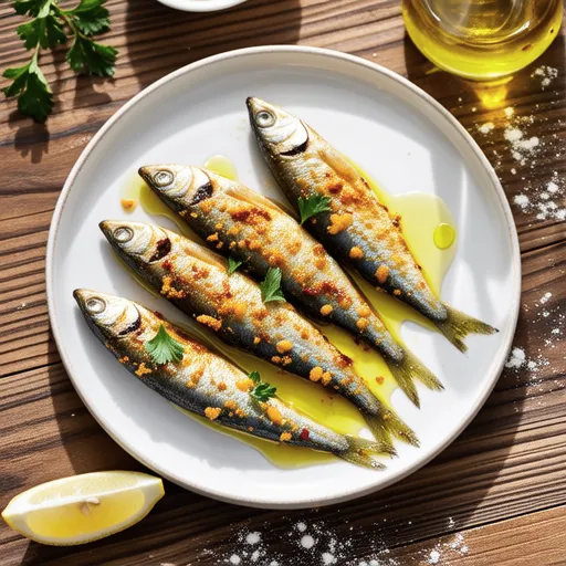 Curry Piccata with Sardines