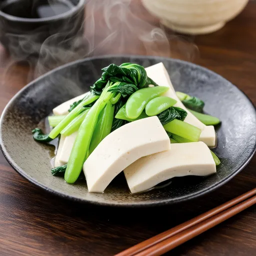 Daikon and Diced Tofu with Yuzu Kosho Dressing