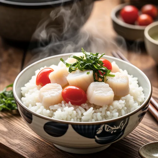 Tomato and Scallop Rice
