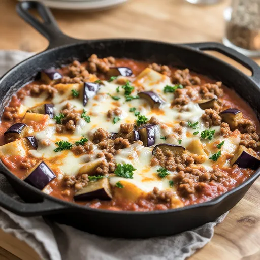 Eggplant Meat Lasagna