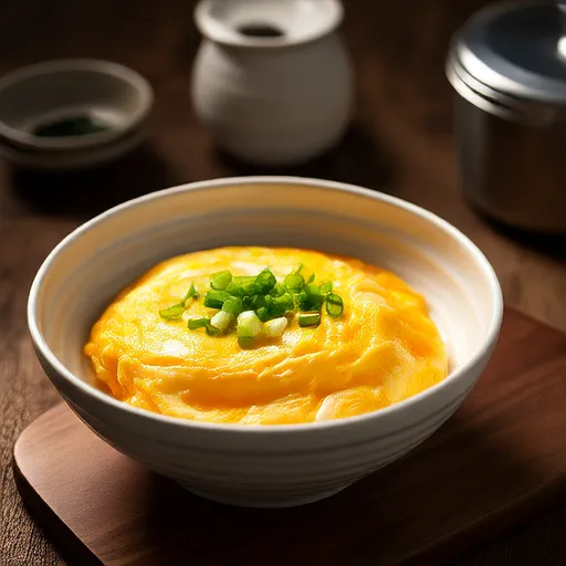 Flan d'œufs coréen riche en protéines