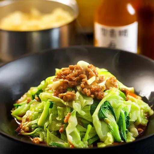 Cá ngừ xào bắp cải