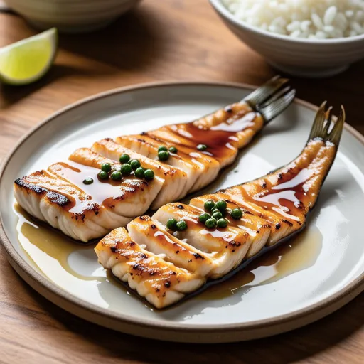 Grilled Yellowtail with Yuzu Pepper Marinade