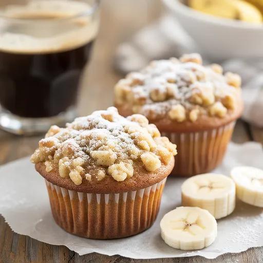 Banana Crumb Muffins