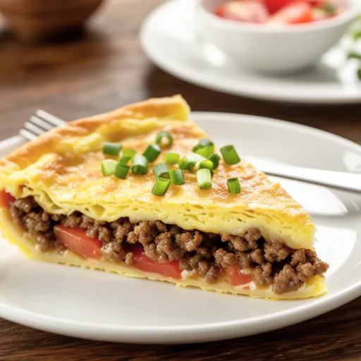 Ground Meat Omelette