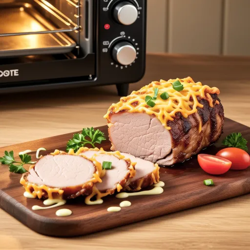 Cheese Crusted Pork Loin