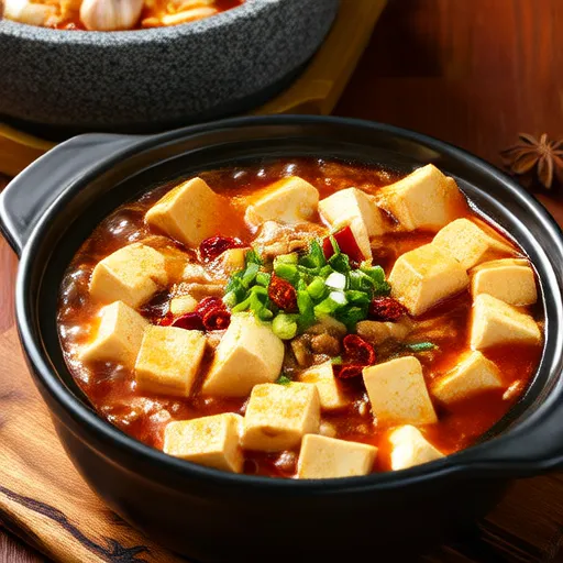 Soupe coréenne au tofu soyeux