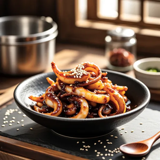Large Batch Stir-fried Dried Squid (Jinmichae Bokkeum)