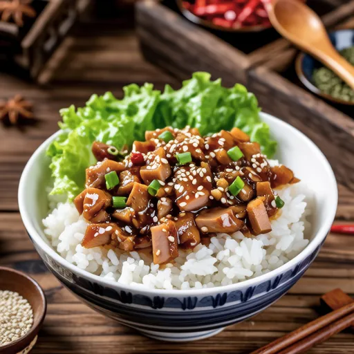 Spicy Tuna and Ham Rice Bowl