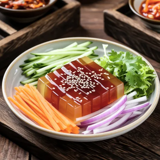 Acorn Jelly Salad (Dotori Muk Muchim)