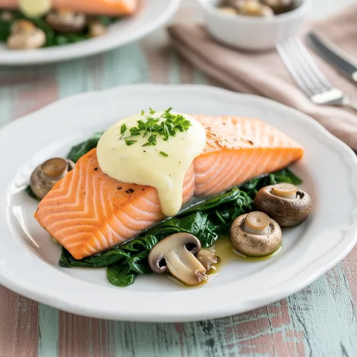Salmon with Tartar Sauce