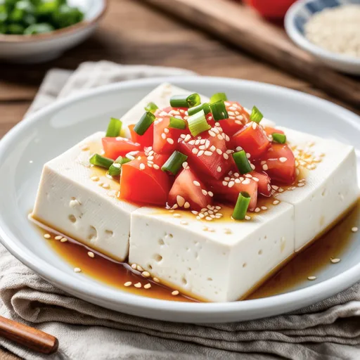 Salted Kombu Tomato Tofu