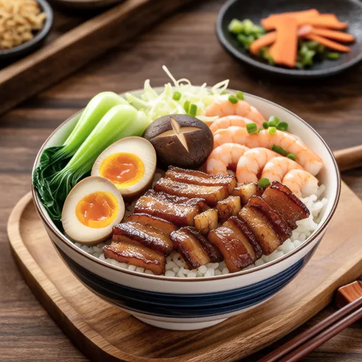 Japanese-style Chuka Don (Chinese Rice Bowl)