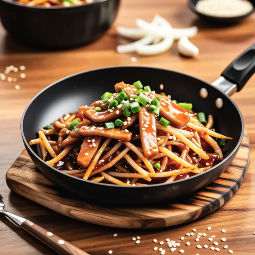 Korean-style Stir-fry with Ham