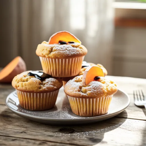 Sweet Potato Yogurt Muffins