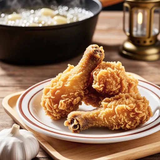 Whole Garlic Fried Chicken