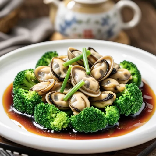 Oyster and Broccoli Stir-fry with Oyster Sauce