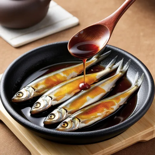 Rich Miso Simmered Sardines