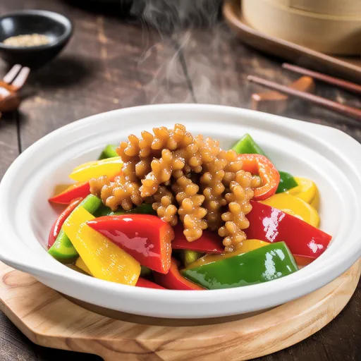 Stir-fried Bell Peppers with Cod Roe