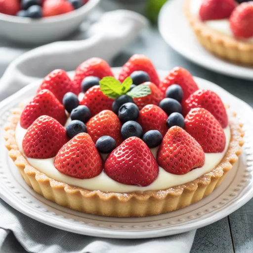 Basic Strawberry Tart with Pâte Sucrée