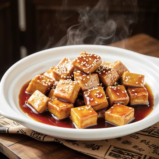 Stir-fried Tofu with Meat-like Flavor