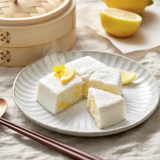 Rice Flour and Tofu Lemon Cake
