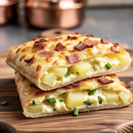 Potato Cheese Pizza - Flourless Pizza