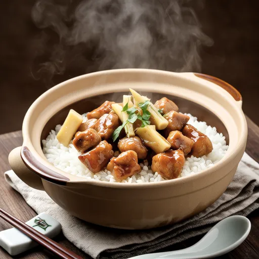 Chicken and Ginger Bamboo Rice