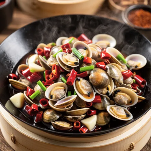 Spicy Stir-fried Clams